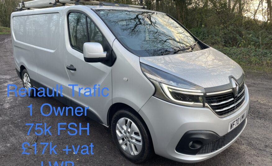 2020 Renault Trafic 2.0 dCi ENERGY 30 Sport Panel Van 5dr Diesel Manual LWB Standard Roof Euro 6 (s/s) (120 ps)